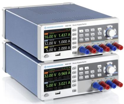 Трехканальный источник питания NGE103B, Rohde &amp; Schwarz