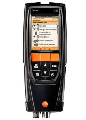 Анализатор дымовых газов c H2-компенсацией Testo 320 (Testo AG)