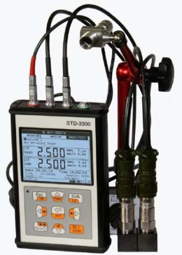 Портативный виброанализатор Corvet STD-3300, Диатех