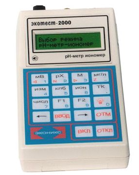 Микропроцессорный рН-метр иономер «Экотест-2000», Эконикс