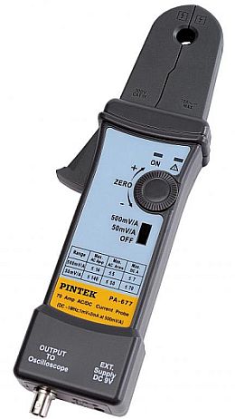 Токовый пробник для осциллографов и мультиметров PA-677, Pintek Electronic