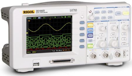 Цифровой осциллограф смешанных сигналов DS1052D, Rigol