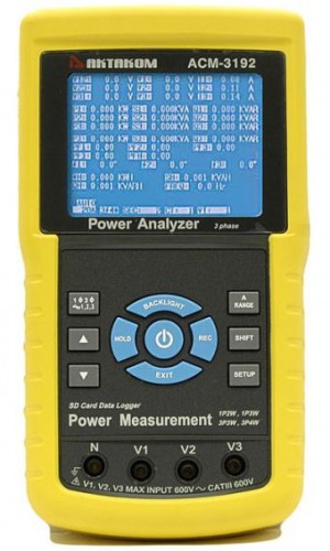 Анализатор качества электроэнергии АСМ-3192, Актаком