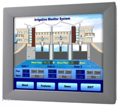 Промышленный 15" TFT LCD LED монитор FPM-2150G-R3BE, Advantech