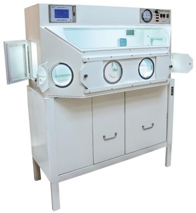 Шкаф вытяжной радиационно-защитный для работы с РФЛП ШВР-100-02A, Амплитуда