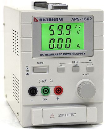 Источник питания линейный APS-1602L, Актаком