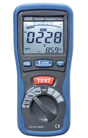 Мегаомметр DT-5505, CEM Tech