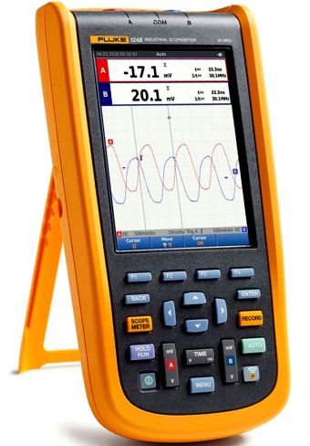 Осциллограф 124B с полосой пропускания 40 МГц, Fluke
