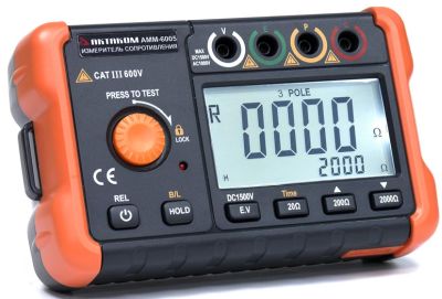 Измеритель сопротивления заземления АММ-6005, Актаком